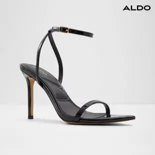 【ALDO】TULIPA-時尚完美繞踝細跟高跟涼鞋-女鞋(黑色)