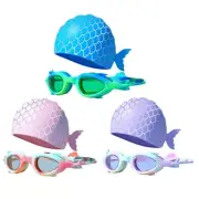 Kid Swim Caps Swim Goggles Set Kids Swim Caps Frog Kid Swim Goggles