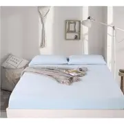 Ramesses 1000TC Linen Bamboo Fitted Sheet Combo Set King / White