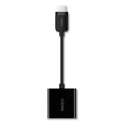 Belkin AV10170BT 9" HDMI to VGA Adapter w/ Micro-USB Power - Black New
