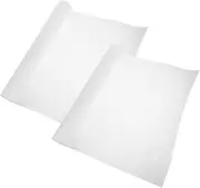 HAKIDZEL 2 Rolls Range Hood Filter Membrane Oil Absorbing Paper High Temp Non-Woven Fabric for Ventilation Fans