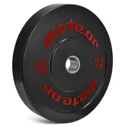 METEOR 25kg Bumper Weight Plates - 50mm Bumper Plates, Olympic Weightlifting Plates for Olympic Barbells (1 Piece)