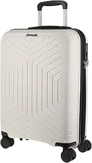 [Pierre Cardin] 76cm Large Hard-Shell Suitcase Travel Luggage Bag - White