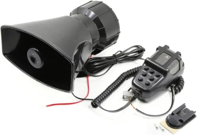 Car Megaphone 7 Tone Alarm Horn 12V 110Db Loud Speaker Fire Alarm Ambulance B...