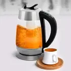 1500W Electric Kettle Water Boiler with Tea Infuser & Temperature Control