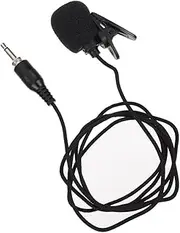 ERINGOGO Clip on Lapel Microphone for Phone 3.5mm Condenser Mic Computer Lightweight for Recording
