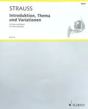 Strauss, Richard - Introduction, Theme and Variations for Horn