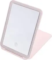 TOGEVAL Travel Makeup Mirror Large Square Mirror Led Lights Portable Mirror for Cosmetics Abs Mirror Material for Home Travel