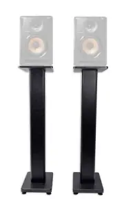 (2) Rockville 28" Studio Monitor Speaker Stands For Pioneer DJ Bulit6