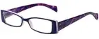 Calabria Victoria Spring Hinge Designer Reading Glasses & Match Case Purple+1.75