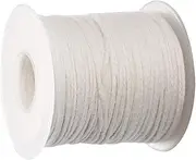 Candle Wicks Roll - 200 Ft Braided Wick Spool, Candle Thread Wick Roll, Stable Burning Capacity Core Braided Wick | No Metal Tabs Candle Wick Bundle for Candle Craft Making