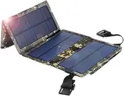 Foldable Solar Charger Portable Outdoor Solar Panel Charging Tool for Camping and Emergency Power Supply Durable Design for Long Lasting Use