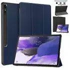 Case For Samsung Galaxy Tab S7 Plus S8+/S7 FE 12.4" Tablet Smart Leather Cover