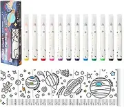 Kindergarten Measurement Ruler, Baby Growth Chart, Roll-Up Measuring Supplies, Interactive Learning Tool, Easy to Use, Capture Memories, 66.93x10.63 Inches, for Home and School