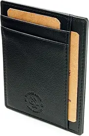 [Hammer Anvil] RFID Blocking Minimalist Front Pocket Wallet Genuine Leather