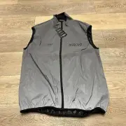 Proviz Men's 3XL Reflect360 Cycling Gilet Vest Reflective Grey XXXL NWT Full Zip