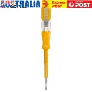 2PCS Portable Voltage Meter Neon Bulb Power Detector Measurement Tool (Yellow)