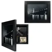 Storage, Concealment Safes for Pistols, Secret Decor Solid Wooden Handgun Pic...