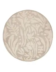 [Miss Amara] Viki Leaves Rollie Pollie Round Playmat in Grey