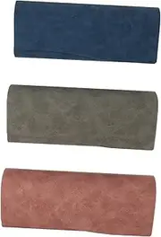 [FOMIYES] Pcs Set Large Capacity Glasses Storage Bags Retro Eyeglass Holder Case for Sunglasses Eyewear Blue Grey Pink