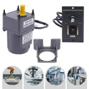 AC Gear Motor Electric Motor Variable Speed Controller Reduction Ratio 1:60 AU