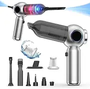 Battery Handheld Vacuum Cleaner 20000Pa USB Rechargeable Portable Lightweight Mini Vacuum Cleaner 6000 mAh Car Vacuum Cleaner Wet & Dry Handheld Vacuum Cleaner for Car, Home, Kitchen, Pet Hair