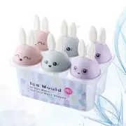 6pcs Rabbit Popsicle Maker Rabbit Popsicle Mould Rabbit Ice Cream Moulds