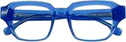 [BETSION] Vintage Eyeglasses Square Frames Retro Acetate Spring Hinges Glasses Unisex for Men Women