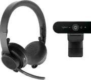 Logitech Pro Personal Video Collaboration Kit Zone Wireless + Brio Webcam