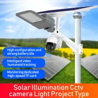 在飛比找露天拍賣優惠-【立減20】Solar cctv camera跨境太陽能監控