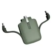 TAU 1400mAh Keychain Portable Power Bank Battery Charger for Smartphones Green
