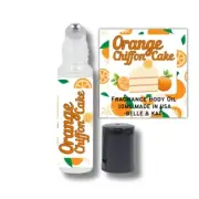 Fragrance Body Oil Roll-On Scented Orange Chiffon Cake - 0.33 Fl Oz (10ml)