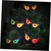 Halloween Flashing Spooky Eyes Lights, 5 Pcs Auto Color Changing Light Up