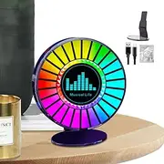 Colorful Sound Pickup Ambient Lights - RGB Auto LED Colorful Dj Sound Pickup Arom Ambient Light - Pickup Rhythm Light Sound Activated LED Lights for Car, Gaming,