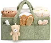 Baby Diaper Caddy Organizer for Changing Table, Nursery Storage Basket, Newborn