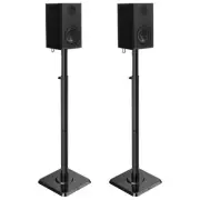 Speaker Stands Height Adjustable for Satellite & Small Bookshelf Speakers, Se...