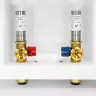 Washing Machine Outlet Box Center Drain 1/2-Inch Push-Fit White