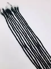 100% Human Hair Dreadlocks Extensions Handmade Medium 1/4" Width Various Lengths