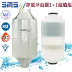 【SMS日月光】高效能除氯沐浴器淨水器組合(1濾水器+1濾心)