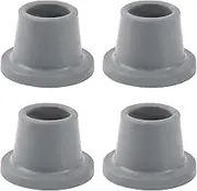 Generic 4 Shower Chair Leg Tips 1 1/8inch Non-Slip Replacement Rubber Feet for Bathroom Seating