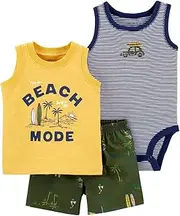 [Carter's] 3-Piece Beach Mode Little Short Set