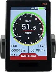 Micvtve 1 PCS M6T Electric Bike LCD Display Meter 24V 36V 48V 60V Universal E Scooter LCD Panel Color Screen with USB for E-Bike
