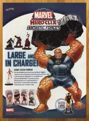 2005 Marvel HeroClix Fantastic Forces Print Ad/Poster Thing Figure Miniature Art