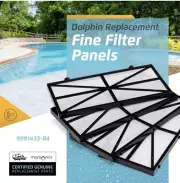 Dolphin Pool High-efficiency Filters (9991433-R4) Replacement Cartridges 4 Items