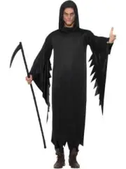 Screamer Costume Robe Scream Ghost Face Grim Reaper Death Halloween Fancy Dress