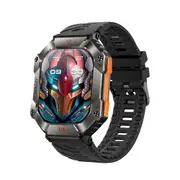 2.0" Bt5.1 Ip67 Sport Smartwatch With Call Sleep O2 Hr Bp Monitor Black Smart Watches