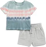 [Splendid] boys Sunray Tie-dye Tee Shirt and Shorts Set