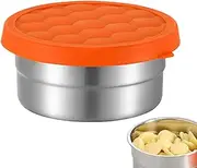 Stainless Steel Lunch Box for Kids | Leakproof Stainless Steel Sandwich Containers with Silicone Lid - Stackable Toddler Lunch Box for Daycare, School and Travel