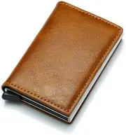[MasterCard Good] Card Package，Bank Card Bag ，Holder Card Bag ,Brand design ultra-thin business men's and women's card package credit card holder holder metal wallet bank credit card box,yellow, Business Card Package ，Card Bag Purse
