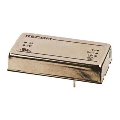 1 x Recom Isolated DC-DC Converter RP15-4812DF, Vin 36-75V dc Vout ±12V dc